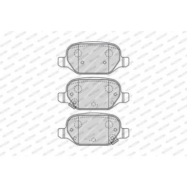 FDB4464 Bremsbelagsatz, Scheibenbremse PREMIER