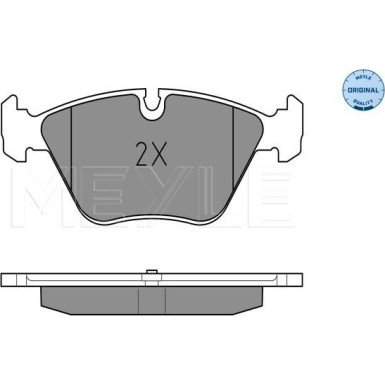 025 231 8320 Bremsbelagsatz, Scheibenbremse MEYLE-ORIGINAL: True to OE.