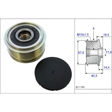 535 0187 10 Generatorfreilauf
