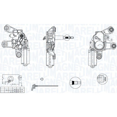 064342008010 Wischermotor