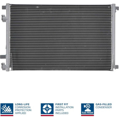 Nissens | Kondensator, Klimaanlage | 94626