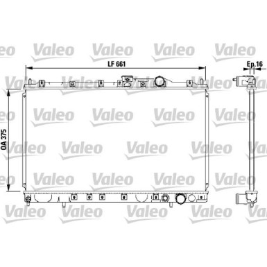 Valeo | Kühler, Motorkühlung | 732539