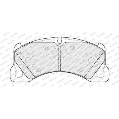Ferodo Bremsbelagsatz, Scheibenbremse PREMIER FUSE+ Technology FDB5417