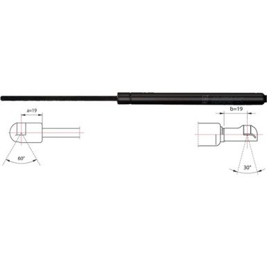 2110363 Gasfeder, Motorhaube