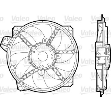 Valeo | Lüfter, Motorkühlung | 696376