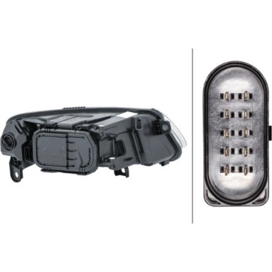 Hella 2 x HELLA Hauptscheinwerfer 1EJ 009 925-011