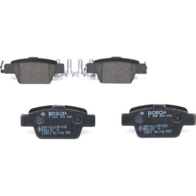 BOSCH | Bremsbelagsatz, Scheibenbremse | 0 986 494 030
