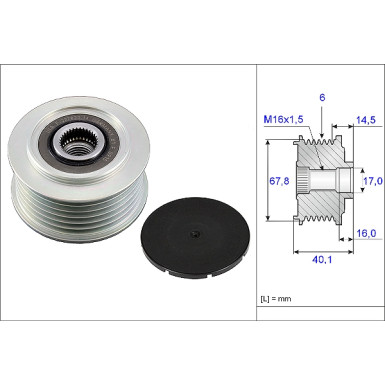 535 0047 10 Generatorfreilauf