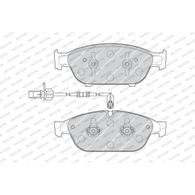 Ferodo Bremsbelagsatz, Scheibenbremse FUSE+ Technology FDB4397