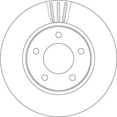 TRW | Bremsscheibe | DF4550