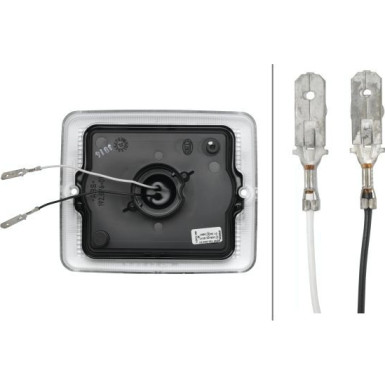 Hella | Lichtscheibe, Blinkleuchte | 9DW 195 804-011