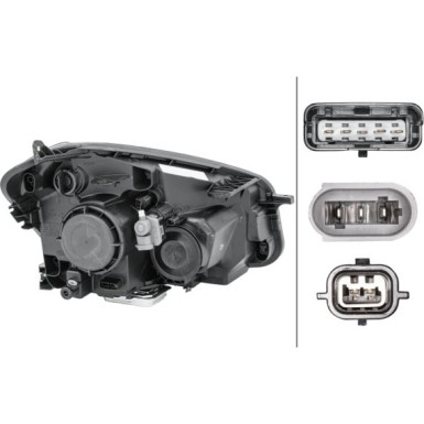 Hella 2 x HELLA Hauptscheinwerfer 1EL 010 335-251