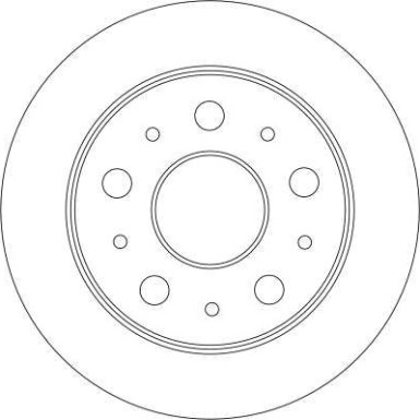 TRW | Bremsscheibe | DF4245