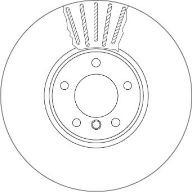 DF6003S Bremsscheibe TRW SINGLE
