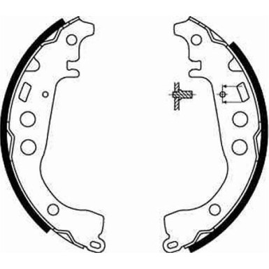 GS8673 Bremsbackensatz GS8673 Bremsbackensatz