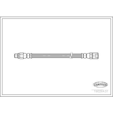 Corteco | Bremsschlauch | 19026437