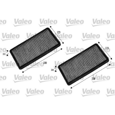 698857 Filter, Innenraumluft VALEO PROTECT