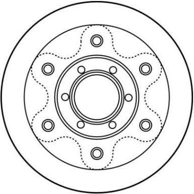 DF2788S Bremsscheibe TRW SINGLE