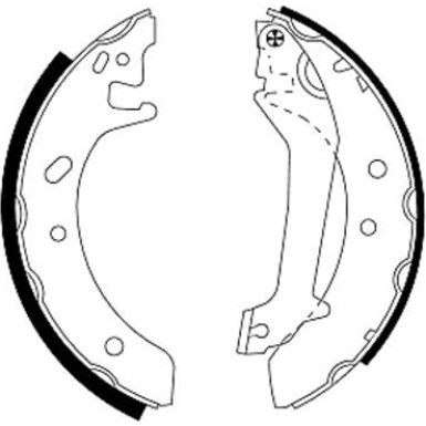 91046600 Bremsbackensatz