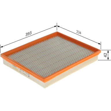 BOSCH F 026 400 013 Luftfilter BOSCH F 026 400 013 Luftfilter