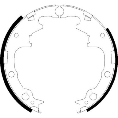 8DB 355 002-371 Bremsbackensatz