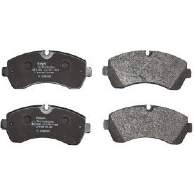 Delphi Bremsbelagsatz, Scheibenbremse LP1981