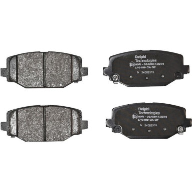 LP2499 Bremsbelagsatz, Scheibenbremse