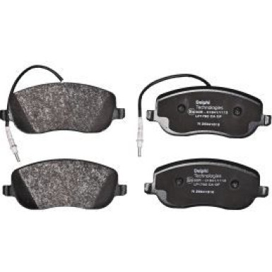 Delphi Bremsbelagsatz, Scheibenbremse LP1792