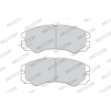 Ferodo | Bremsbelagsatz, Scheibenbremse | FDB1015 Ferodo | Bremsbelagsatz, Scheibenbremse | FDB1015