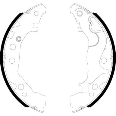 91086800 Bremsbackensatz 91086800 Bremsbackensatz