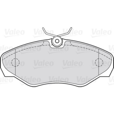 Valeo | Bremsbelagsatz, Scheibenbremse | 301545
