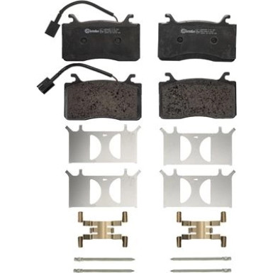 P 23 185 Bremsbelagsatz, Scheibenbremse PRIME LINE