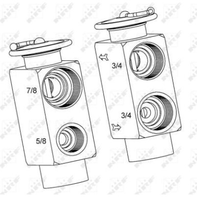 38392 Expansionsventil, Klimaanlage