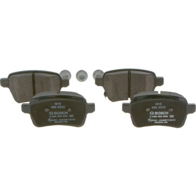 BOSCH | Bremsbelagsatz, Scheibenbremse | 0 986 494 825