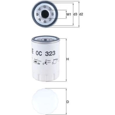 OC 323 Ölfilter OC 323 Ölfilter
