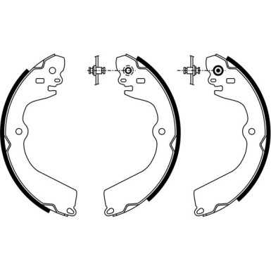 0 986 487 928 Bremsbackensatz 0 986 487 928 Bremsbackensatz