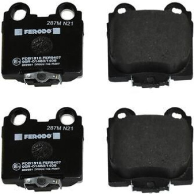 Ferodo | Bremsbelagsatz, Scheibenbremse | FDB1610