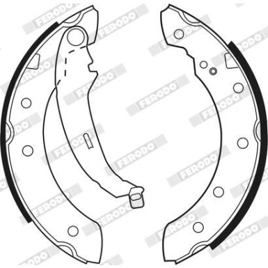 Ferodo | Bremsbackensatz | FSB519 Ferodo | Bremsbackensatz | FSB519