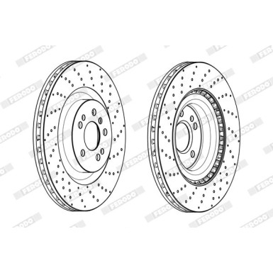 Ferodo | Bremsscheibe | DDF2202C-1