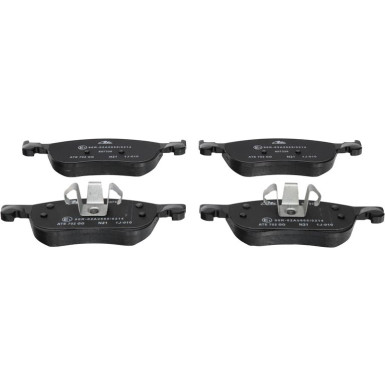 13.0460-7336.2 Bremsbelagsatz, Scheibenbremse