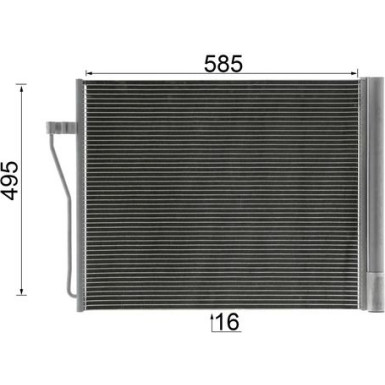 AC 568 000P Kondensator, Klimaanlage BEHR *** PREMIUM LINE ***