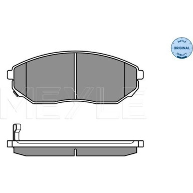 Meyle Bremsbelagsatz, Scheibenbremse MEYLE-ORIGINAL: True to OE 025 240 9217/W