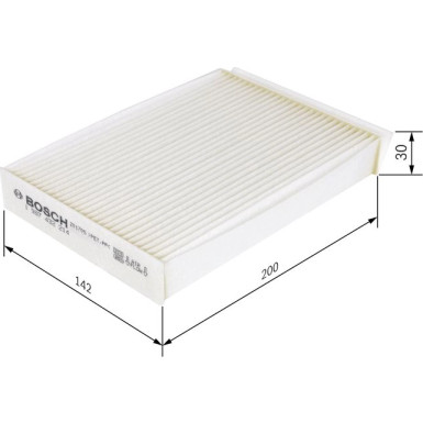BOSCH 1 987 432 214 Innenraumfilter BOSCH 1 987 432 214 Innenraumfilter