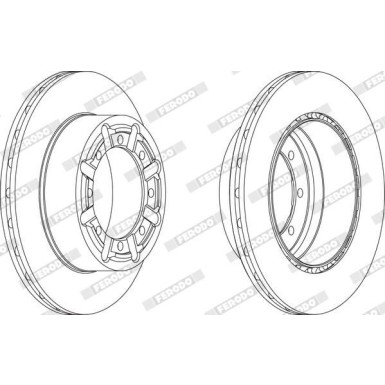 Ferodo | Bremsscheibe | FCR340A