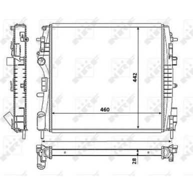 53938 Kühler, Motorkühlung 53938 Kühler, Motorkühlung