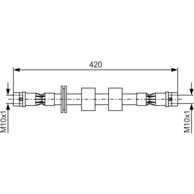 1 987 476 414 Bremsschlauch
