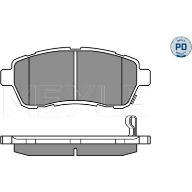 Meyle Bremsbelagsatz, Scheibenbremse MEYLE-PD: Advanced performance and design 025 242 8316/PD