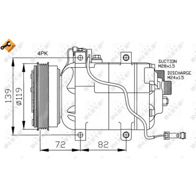 32030 Kompressor, Klimaanlage EASY FIT
