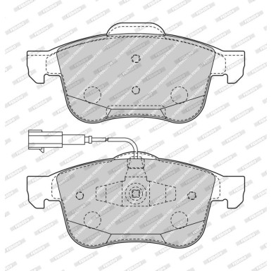 FDB4338 Bremsbelagsatz, Scheibenbremse PREMIER ECO FRICTION