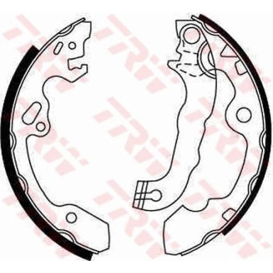 GS8636 Bremsbackensatz